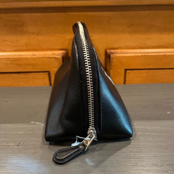 Coach Bags New Coach Peanuts Snoopy Black Leather Cosmetic Case